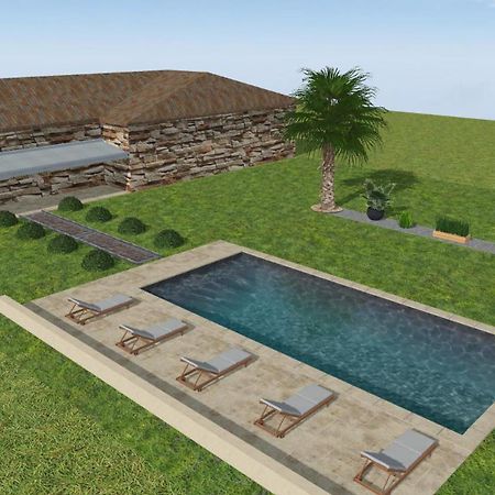 Entre Pierre Et Vigne - Charming Former Winery Farmhouse With Hot Tub & Swimming Pool 莫内斯捷 外观 照片